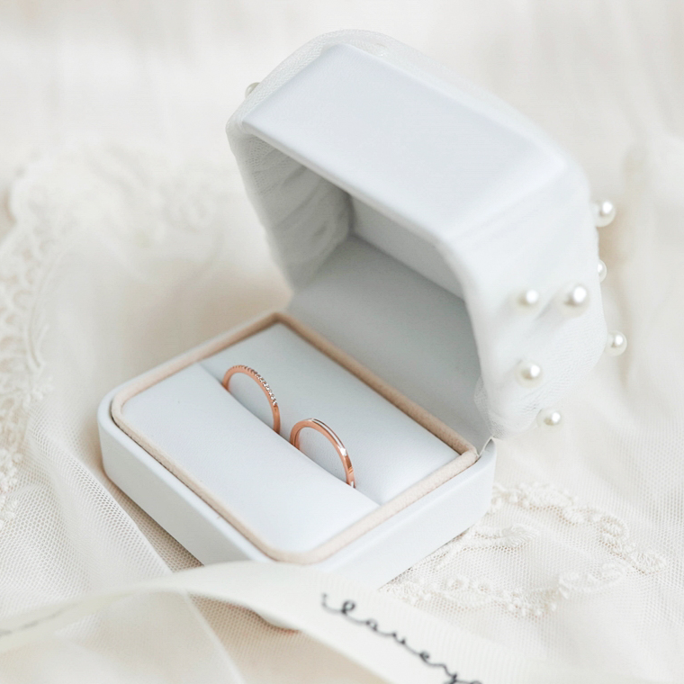 엘블랑꼬 진주 샤 프로포즈 반지 케이스 커플링 반지 보관함 화동 예물 교환 18,700원