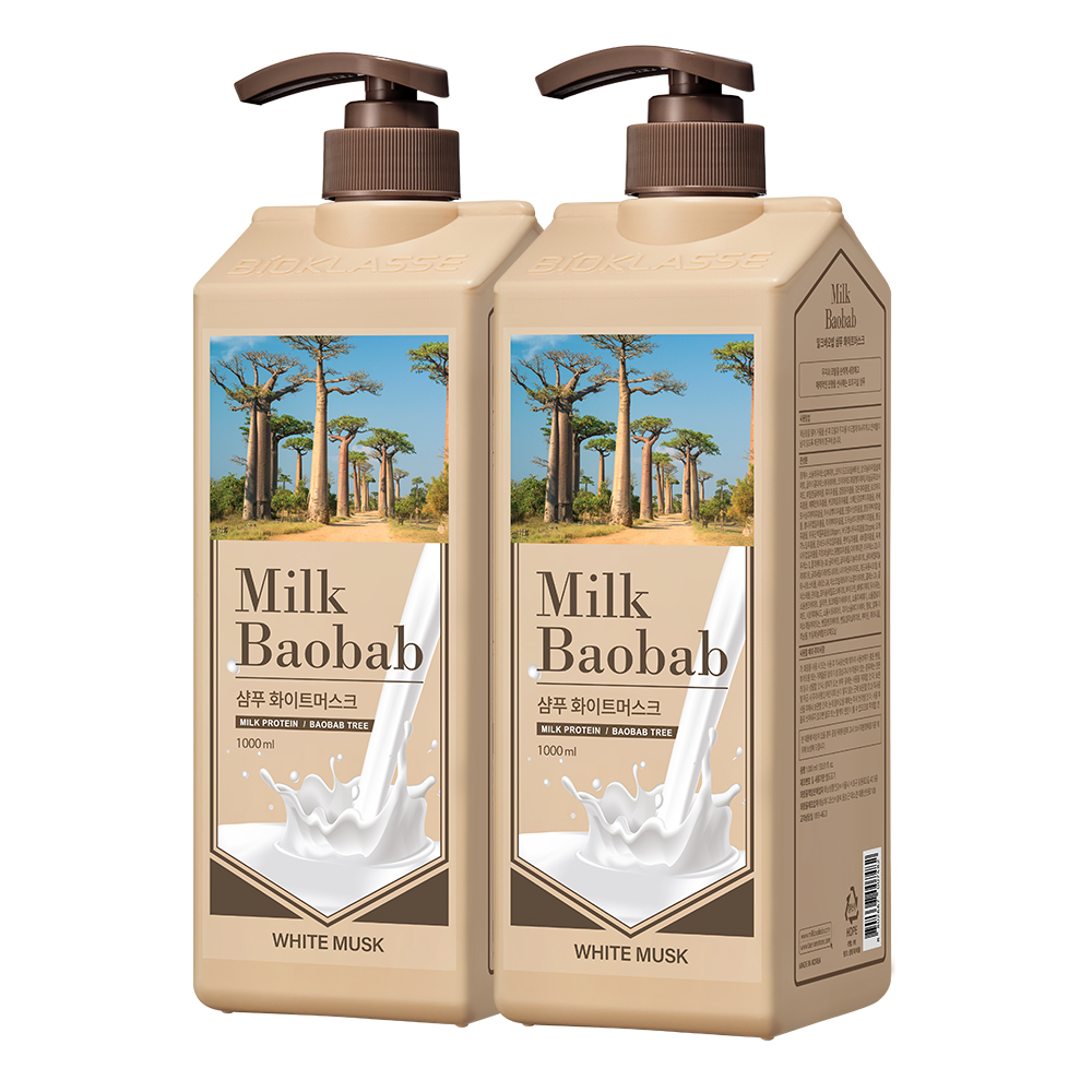 밀크바오밥 샴푸 화이트머스크향 25,800원