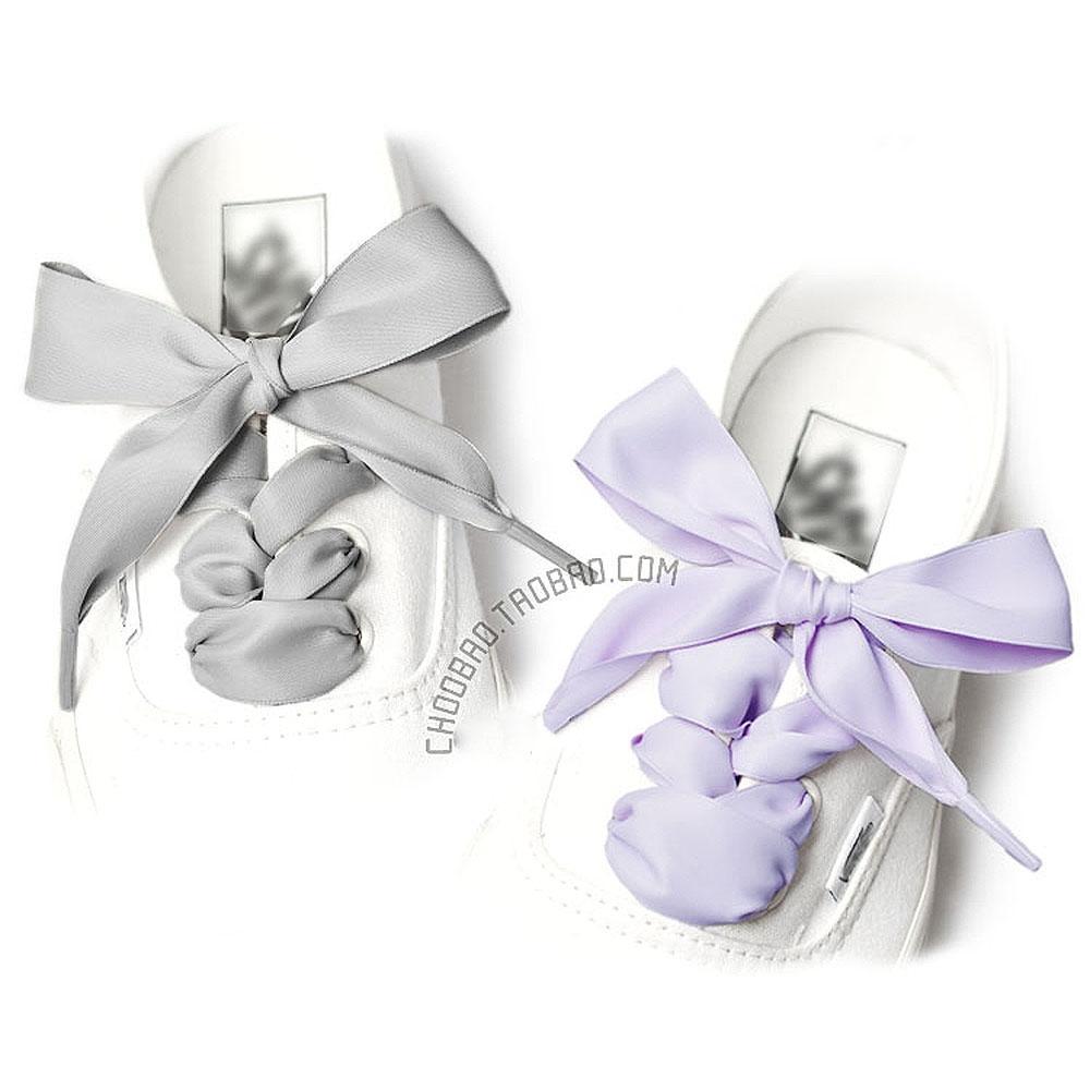 IDEA1st 새틴 운동화끈 신발끈 두꺼운끈 넓은끈 슈레이스 공단끈 와이드 스트랩 4,300원