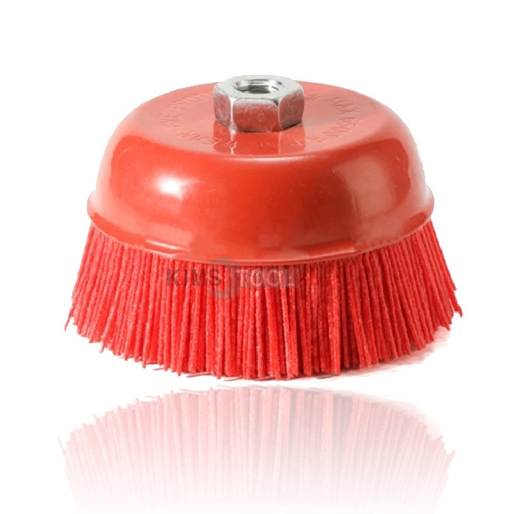 나일론 3인치 컵브러쉬 나무 목재 샌딩 연마 녹제거 7,500원