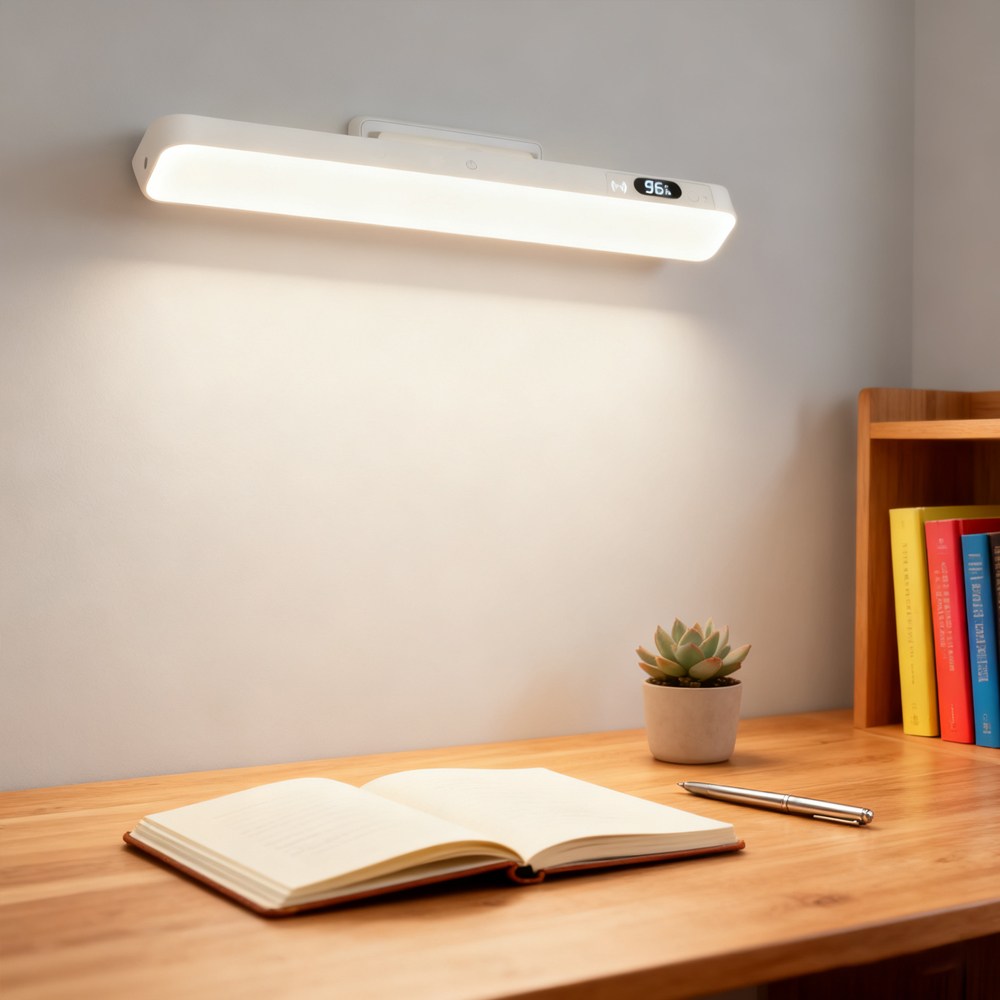 VANKIN 디지털 전력표시 무선 리모컨 탁상 스탠드 조명  간편부착 무타공 마그네틱 LED등 화장대 조명 11,000원