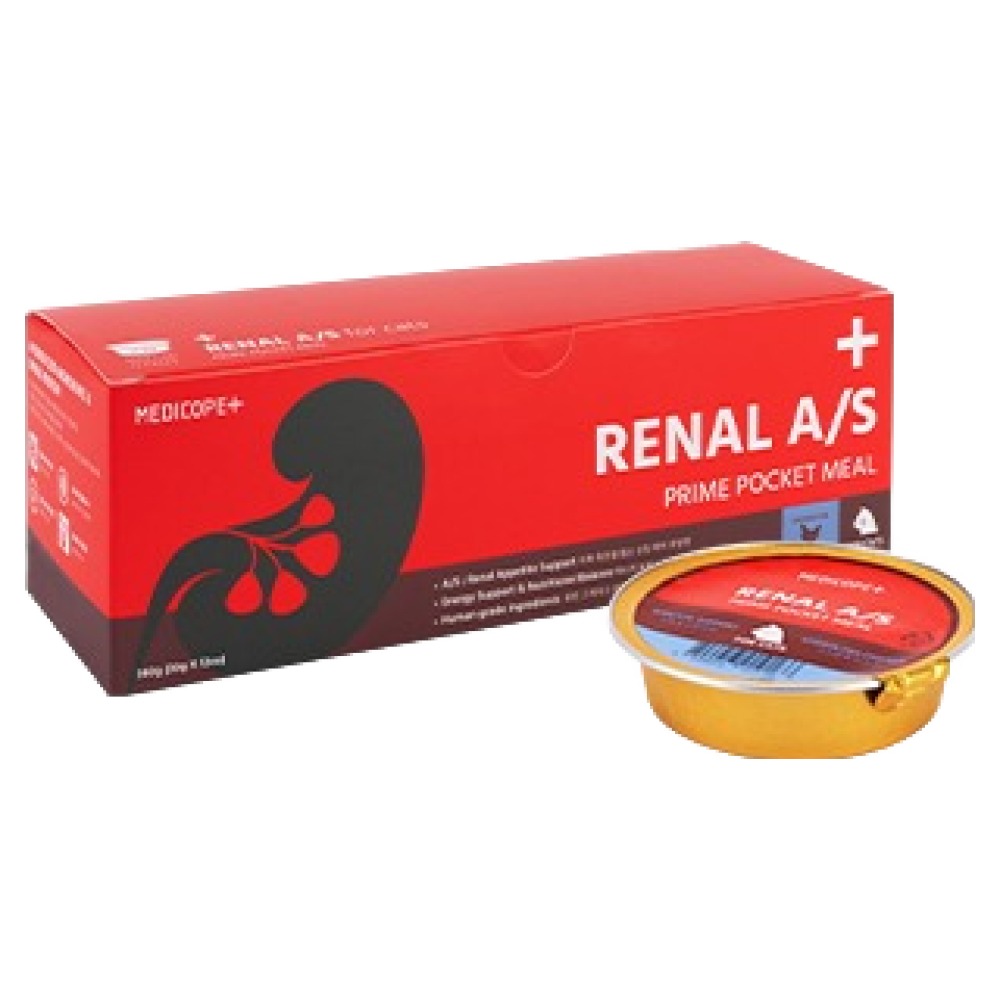 메디코펫 고양이 프라임 포켓 밀 레날 AS 습식 가수분해 닭고기 처방캔, 360g, 1개, 신장 15,000원