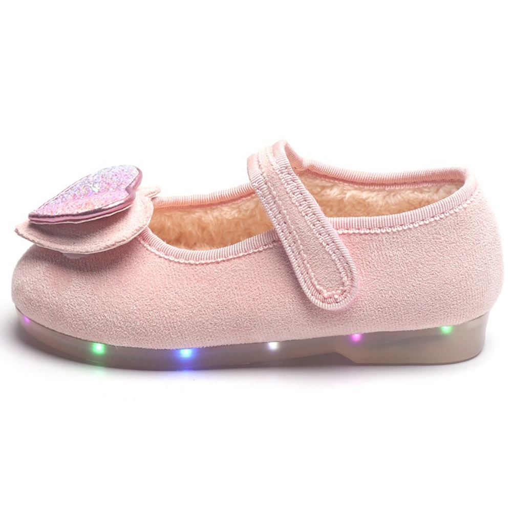 마리앤키즈 여아용 트윈 하트 LED 겨울 여아 유아 털 구두 MK-N20 43,900원