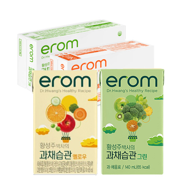 이롬 과채습관 (그린+옐로우) 각24팩 29,890원