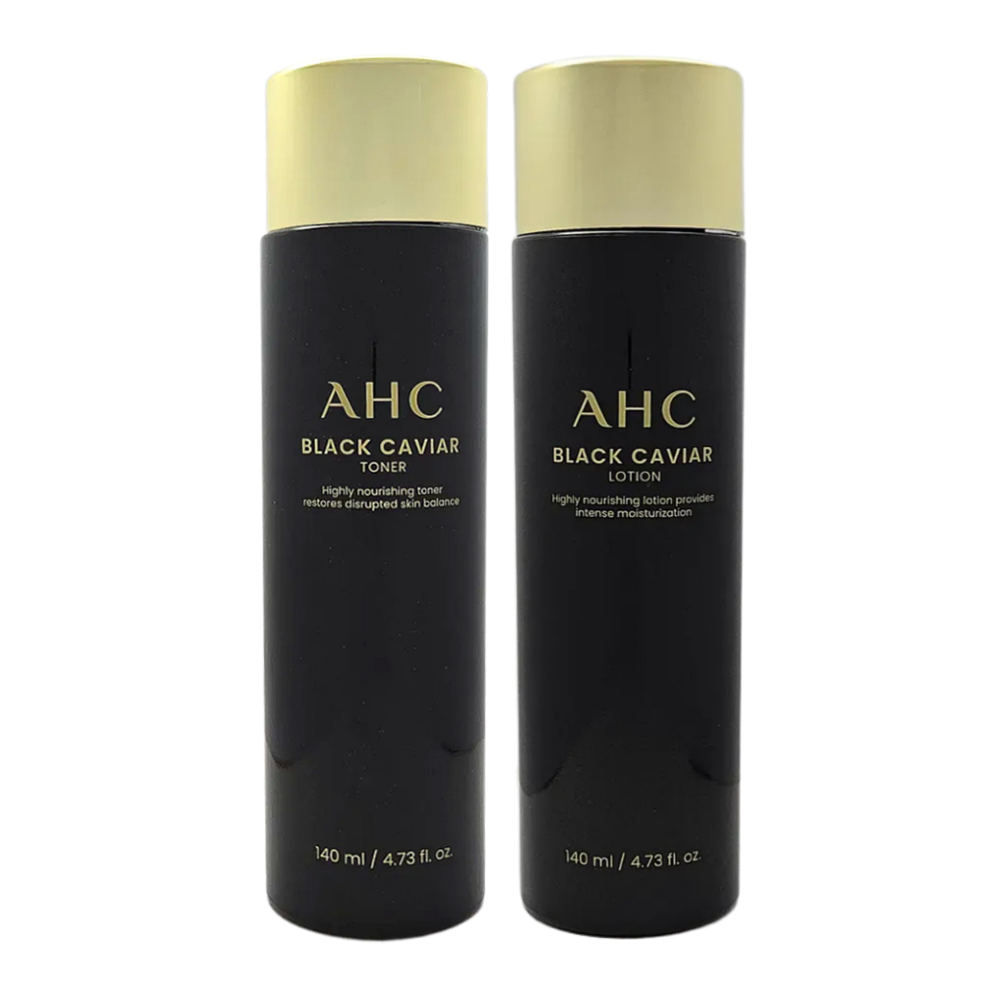 기초 세트 블랙캐비어 로션 토너 2종 AHC, 140ml, 2개 23,500원