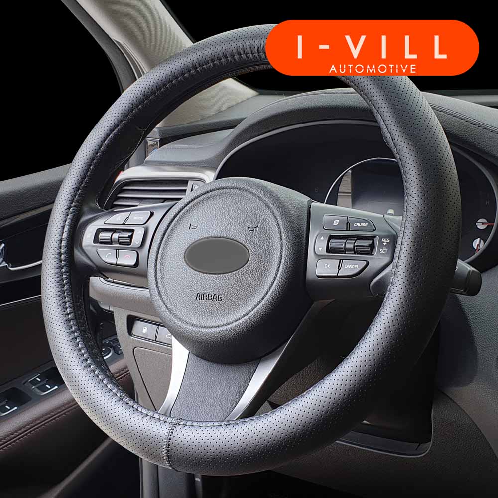 주식회사 아이빌 기아 뉴오피러스 천연 소가죽 타공 핸들커버 순정형 19,900원