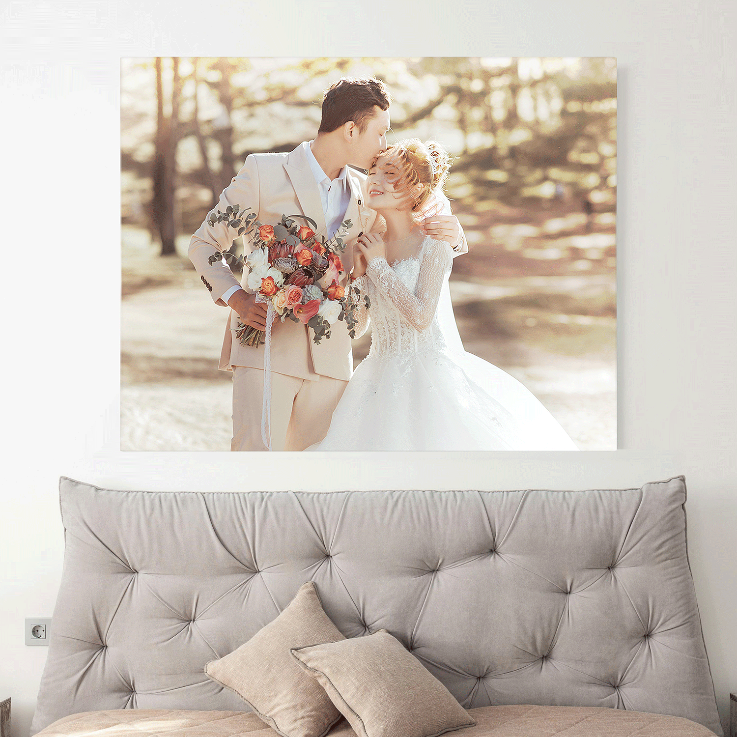 [특대형] 직사각형 벽걸이용 메탈액자 웨딩사진 가족사진 반려동물 전시 포토테이블 주문제작 맞춤제작 470,000원