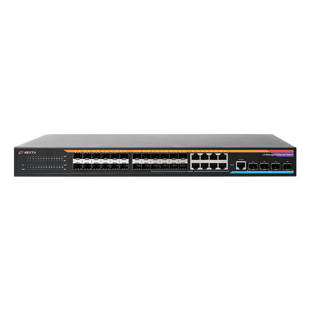 넥스트유 24포트 L3 매니지먼트 스위칭허브 8TP 10G 4SFP+ 543,000원