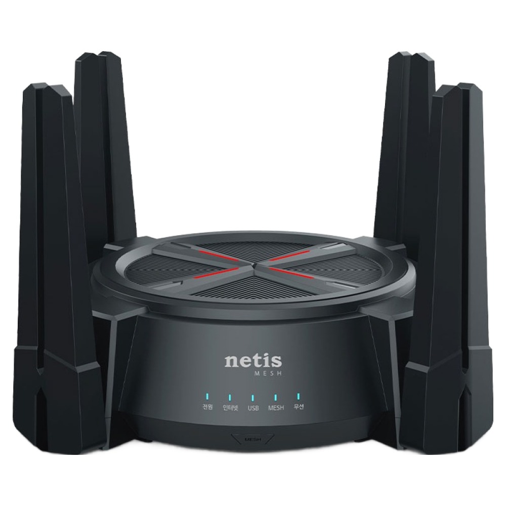 네티스 AX6000 2.5Gbps 기가비트 듀얼밴드 메쉬 와이파이 공유기, 1개, MEX6000 110,000원