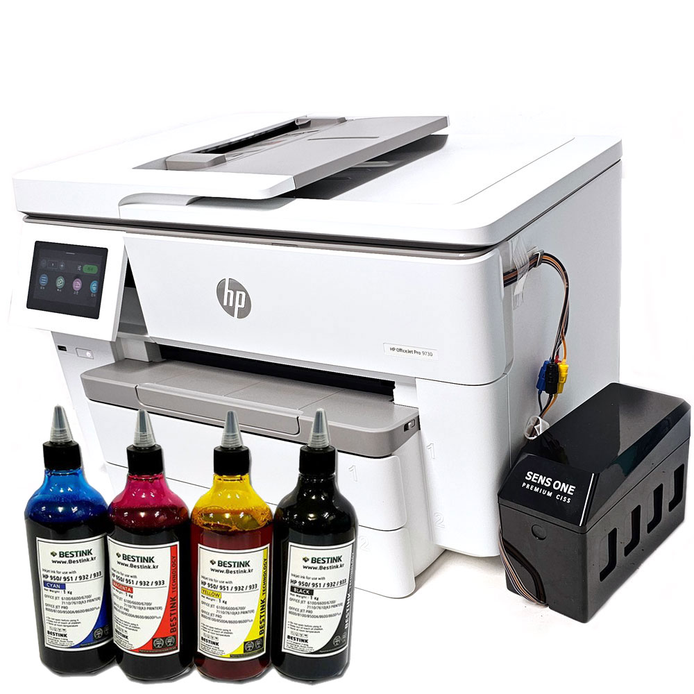 hp9730+무한잉크1000ml A3복합기/프린터 /복사 /스캔 HP 오피스젯 프로 7610 7612 7740 후속모델 hp9730 477,900원