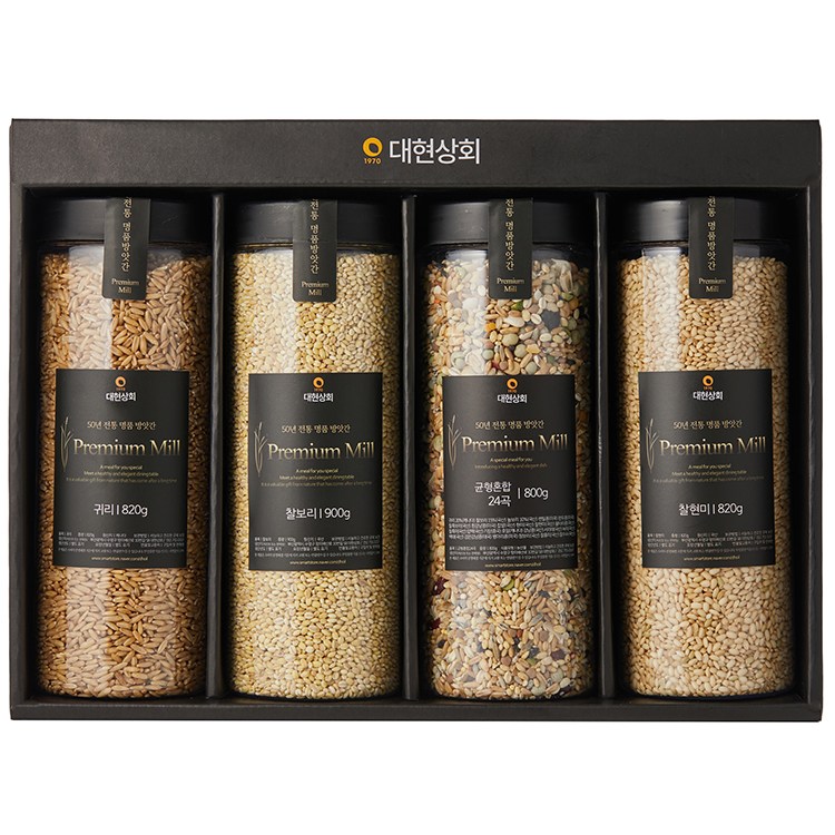 대현상회 혼합잡곡 4종 선물세트 (820g 4개), 820g, 1 34,900원
