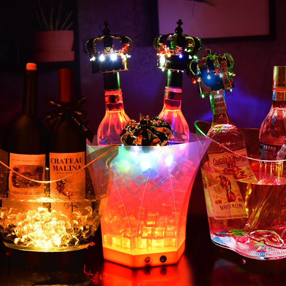 LED 아이스버킷 4종 선택_타원형 육각형 클로버 와인쿨러 얼음통 샴페인 파티 홈바 29,900원