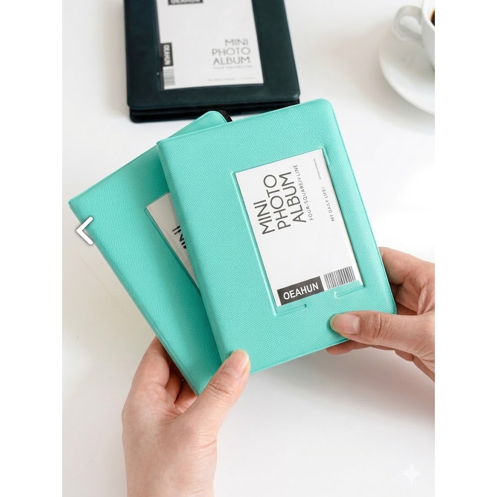 미니 사진앨범 즉석카메라 사이즈 돌사진 연인 기념사진 성장앨범, 3인치-민트 6,750원