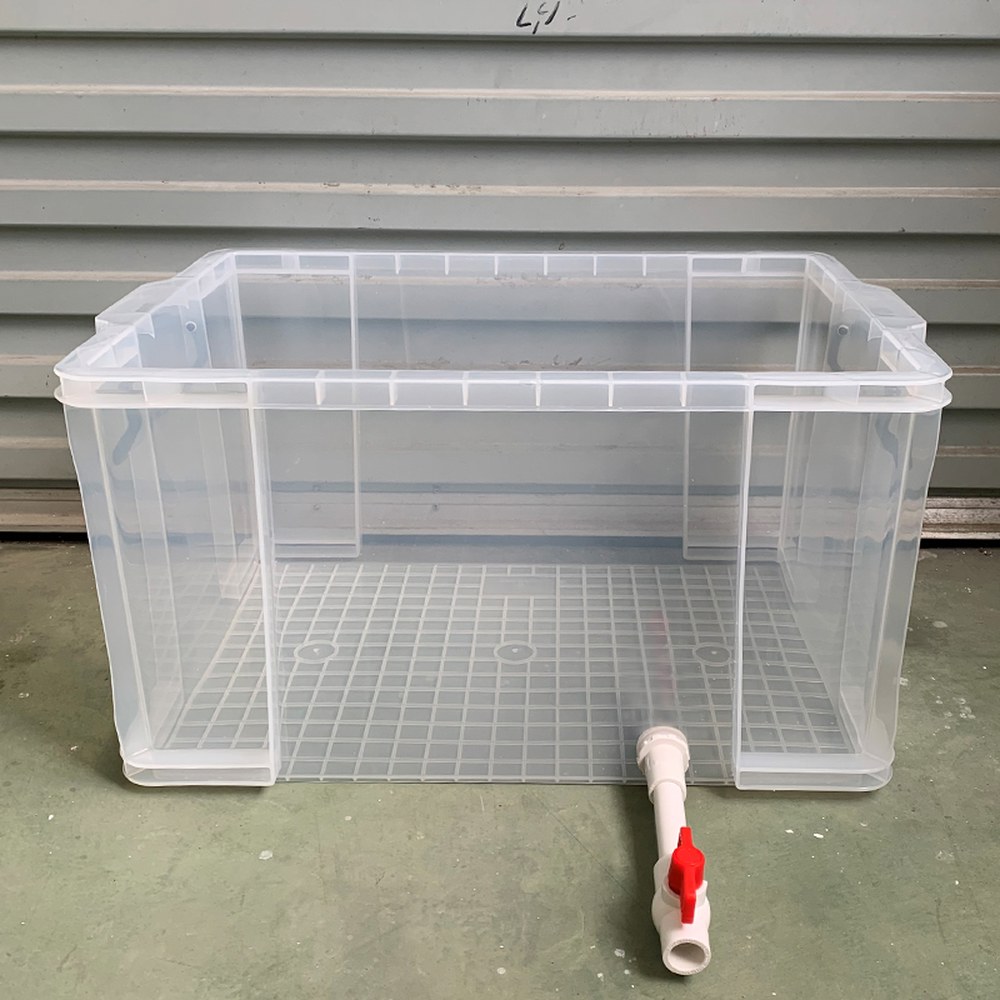 플라스틱수조 거북이 쉼터 사육장 상자 케 높이 빈 80형 고투명형 육지 44,800원