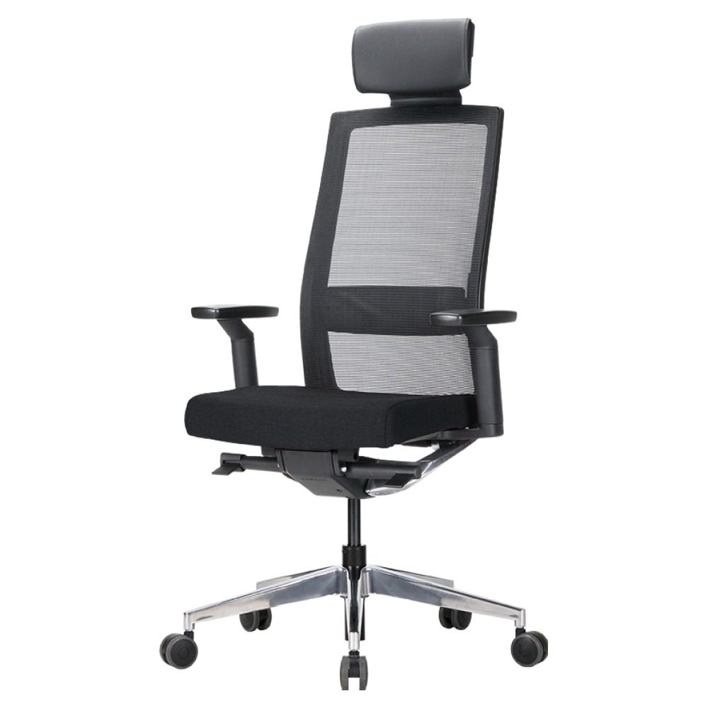 듀오백 컴퓨터 책상 메쉬 의자 Q7 PLUS 14HLDAS-C 방문설치, 블랙 490,000원