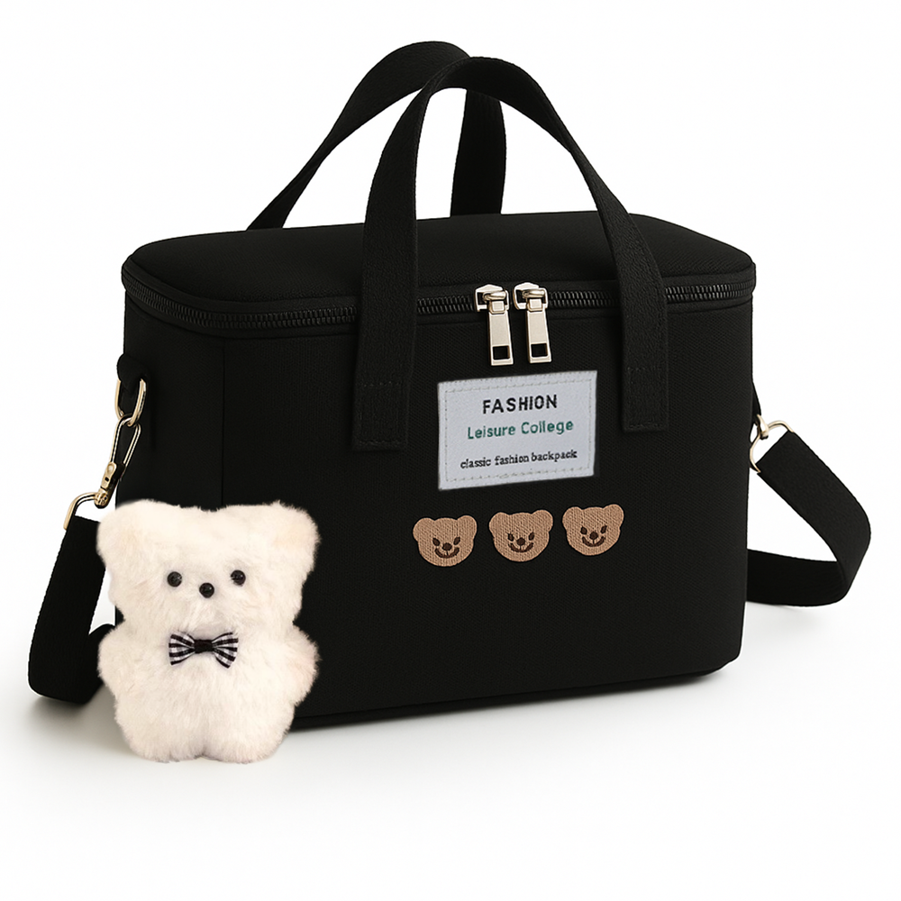 핫쏘잇 방수 보온보냉 올인원 기저귀 파우치, 블랙 19,000원