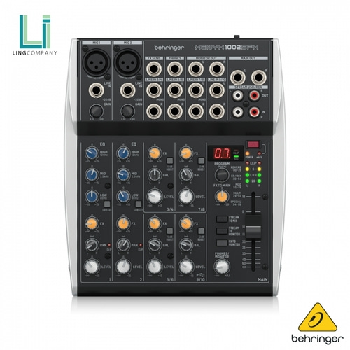 베링거 XENYX 1002SFX 프리미엄 아날로그 10채널 믹서 215,000원