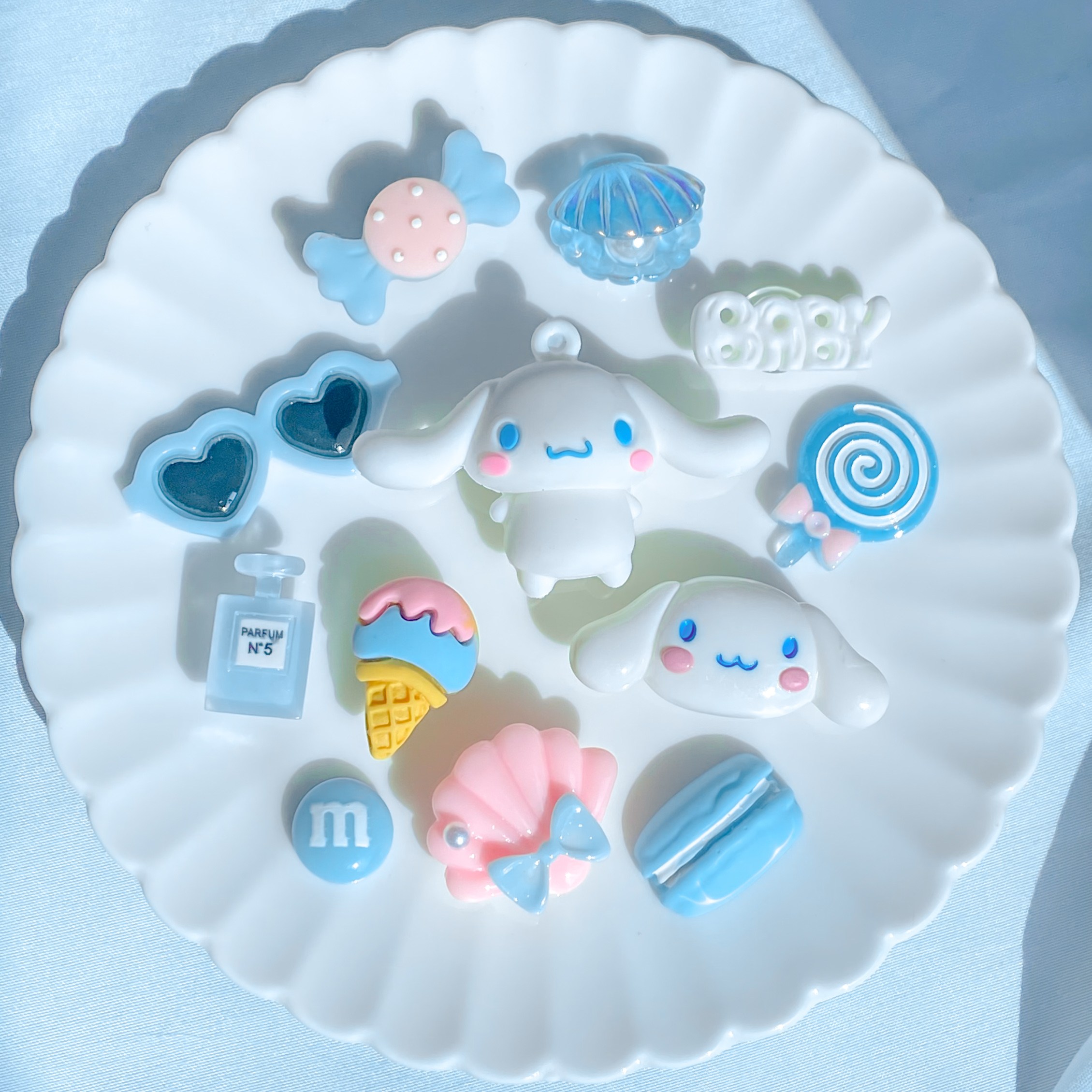 귀여운 시나롤 강아지 신발꾸미 파츠 12PCS 세트 9,990원