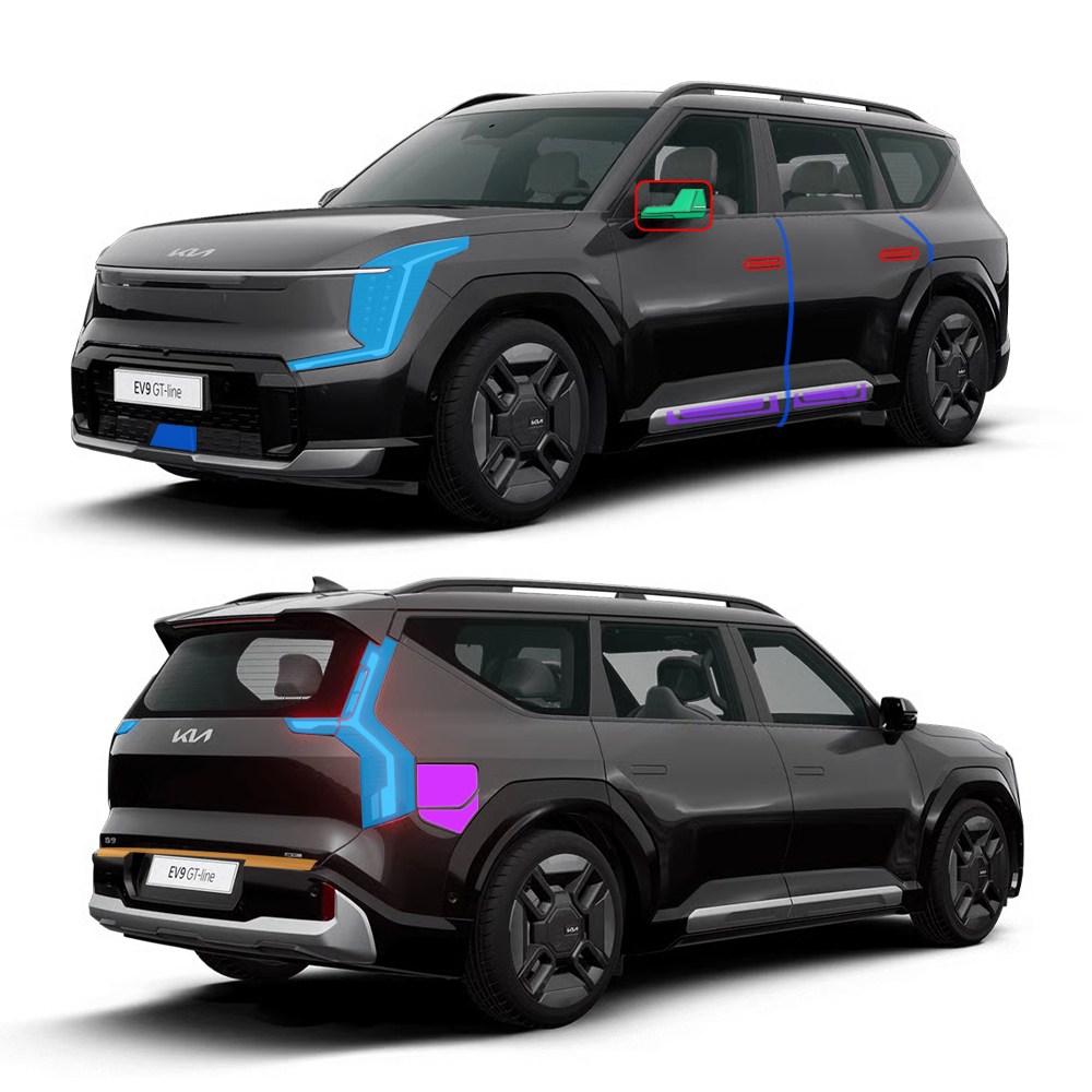 스킨엑스 EV9 MV1 외장필수패키지A PPF 차량보호필름, 1개, 투명 139,000원