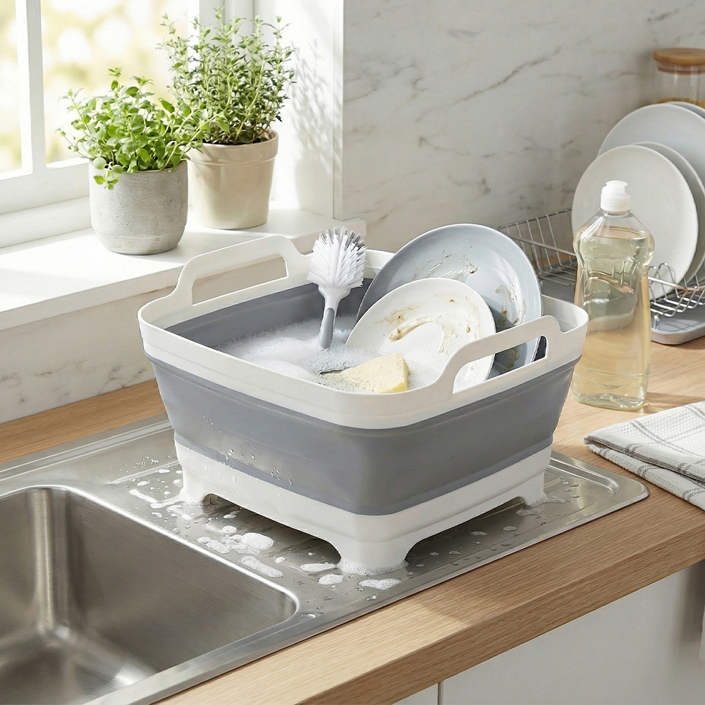 마메 실리콘 접이식 설거지통 8,000원