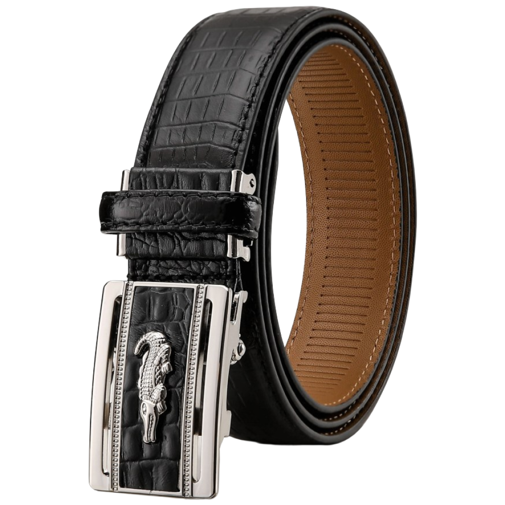 크리스찬케리 남성 명품 악어 무늬 가죽 정장벨트 자동 허리띠 혁띠 벨트 36,000원