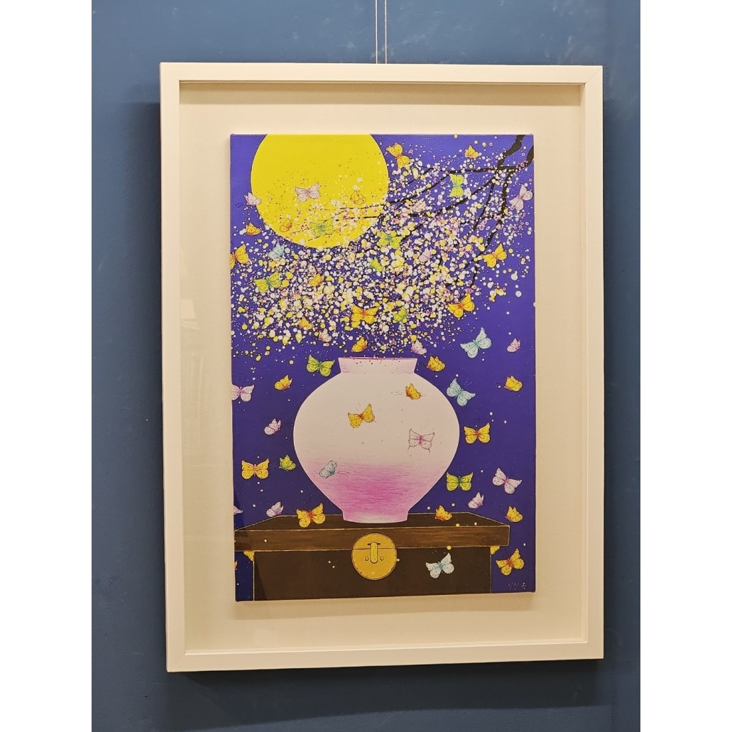 이장옥 - 달 항아리 재물 금전운 풍수인테리어 거실 쇼파 그림액자 벽꾸미기 190,000원