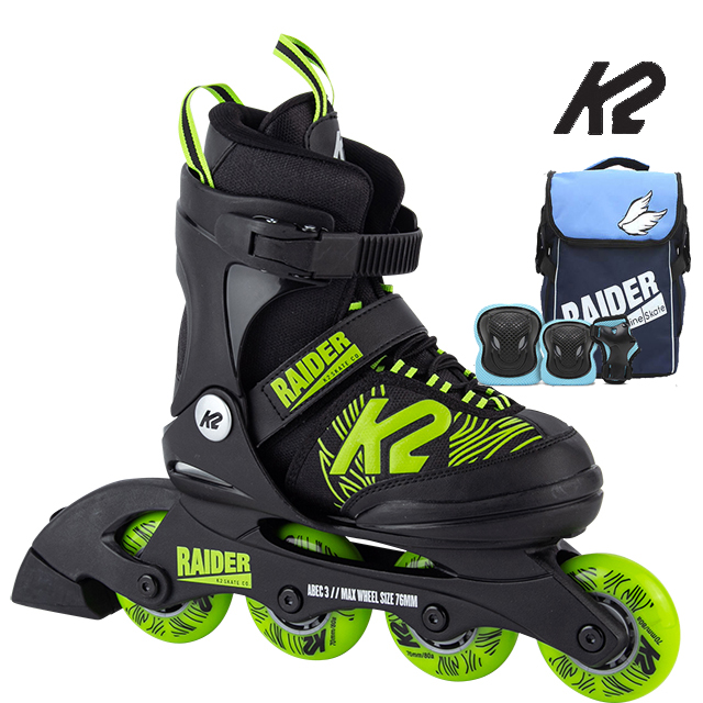 K2 레이더 정품 2025년 아동 인라인+가방+보호대 224,000원