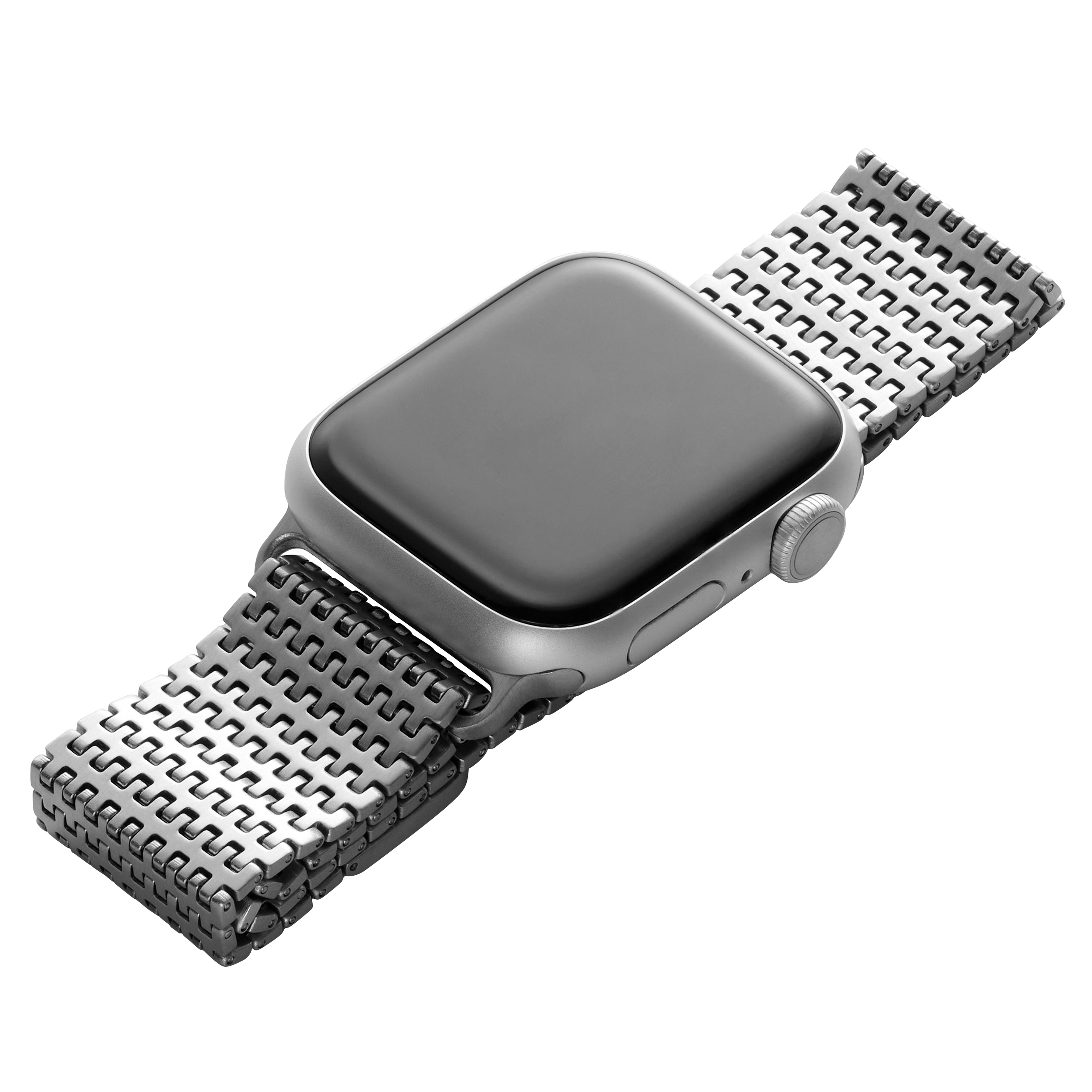 우먼스9999 애플워치 울트라 프리미엄 밀레니즈 스트랩, 실버, 1개 45,900원