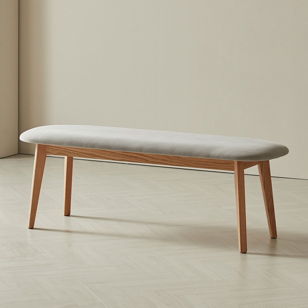 라움에스알 엔젤 원목 패브릭 식탁 벤치의자 1300 190,000원