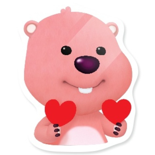 잔망루피 캐릭터 에폭시 투명 스마트톡, 투하트루피, 1개 12,980원