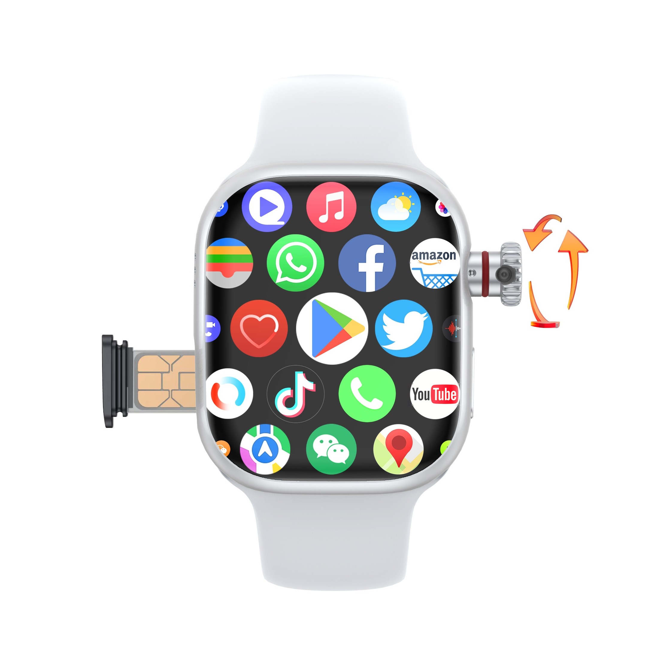 5G LTE 셀룰러 스마트 워치 회전 회전식 카메라 영상통화 가능 4G 독립형 카드 WIFI 연결 스마트워치. 84,830원