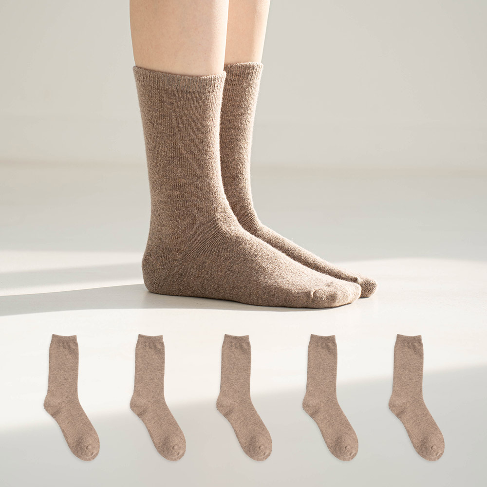 삭스팩토리 여성용 따뜻한 울 양말 5켤레 세트 18,500원