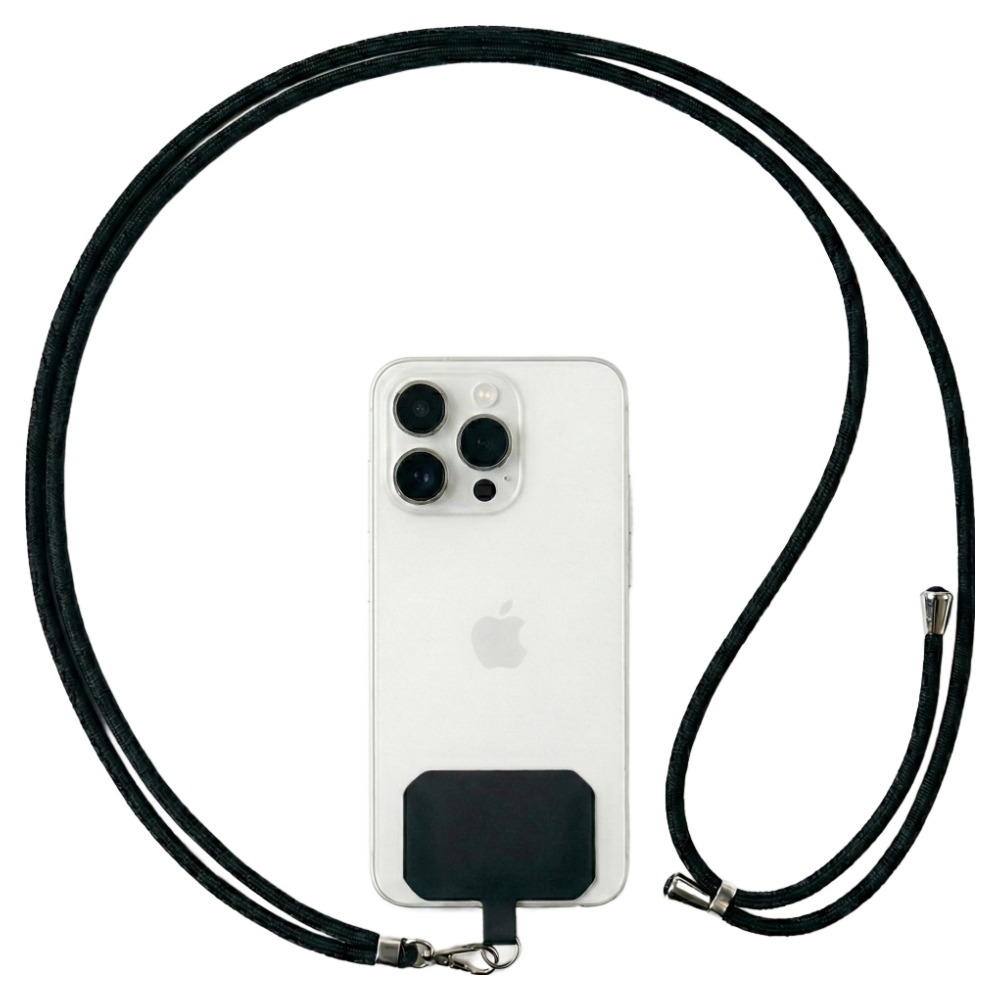 하이퀄 전기종 가능 길이조절 핸드폰 스트랩, 블랙, 1개 5,740원
