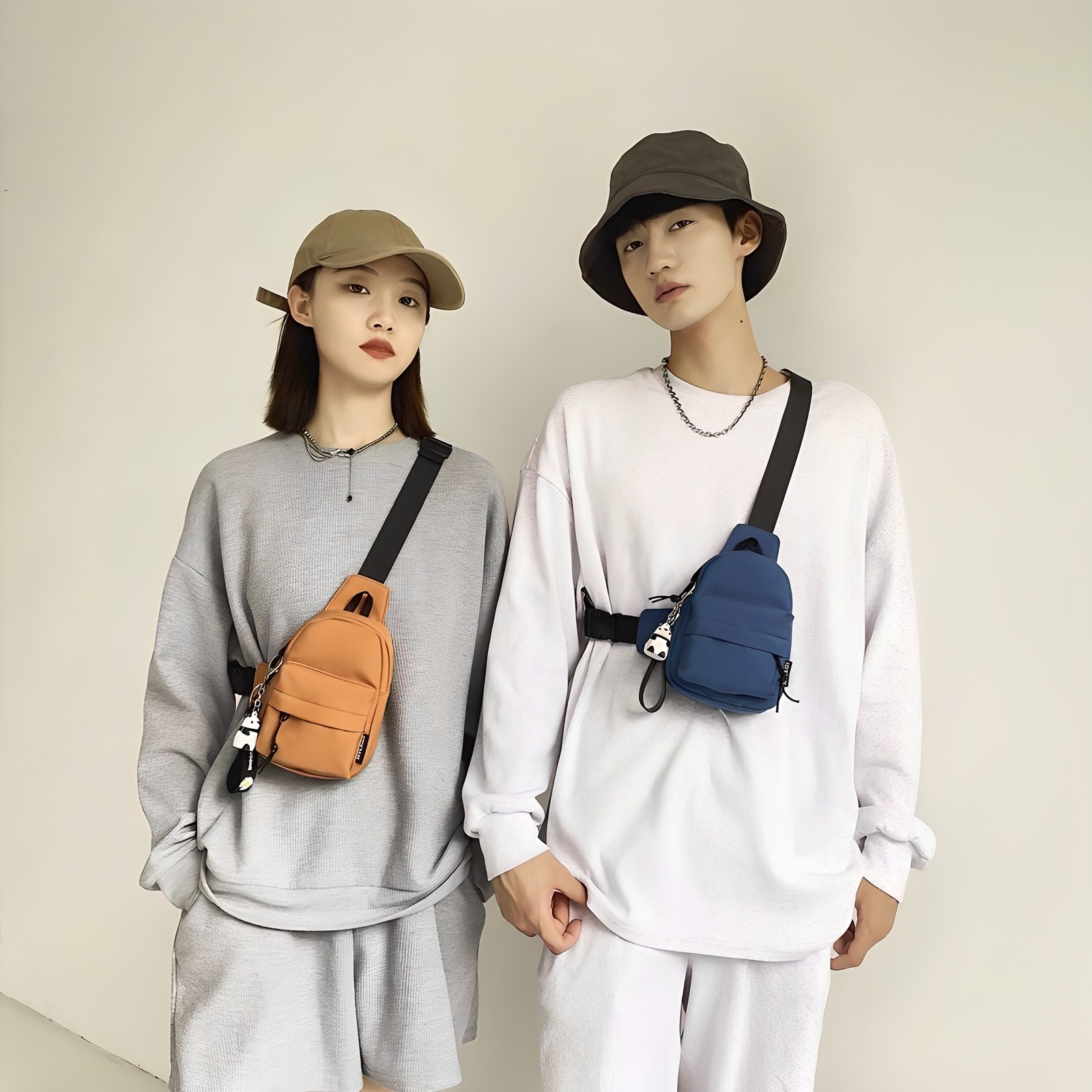 지에치 캐주얼 미니 크로스백 메신저백 심플 키링 슬링백 13,970원