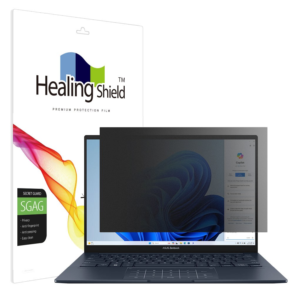힐링쉴드 에이수스 젠북 14 OLED UX3405 프라이버시 저반사 사생활 보호필름 액정 24,120원