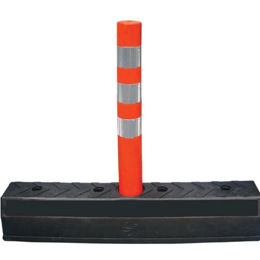 도로 중앙선 표시 경계봉 검정 차선규제블럭 탄력봉 주차차단봉 안전봉, 1개 73,000원