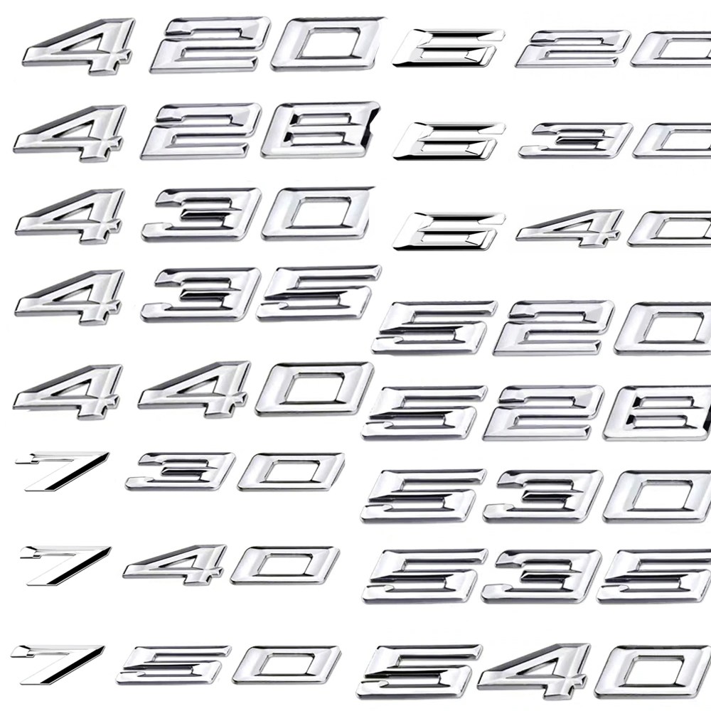 BMW엠블럼 G시리즈 신형엠블럼 실버 트렁크 레터링 3 4 5 6 7 시리즈 BMW 악세사리 카킹즈(호환), 1개 10,920원