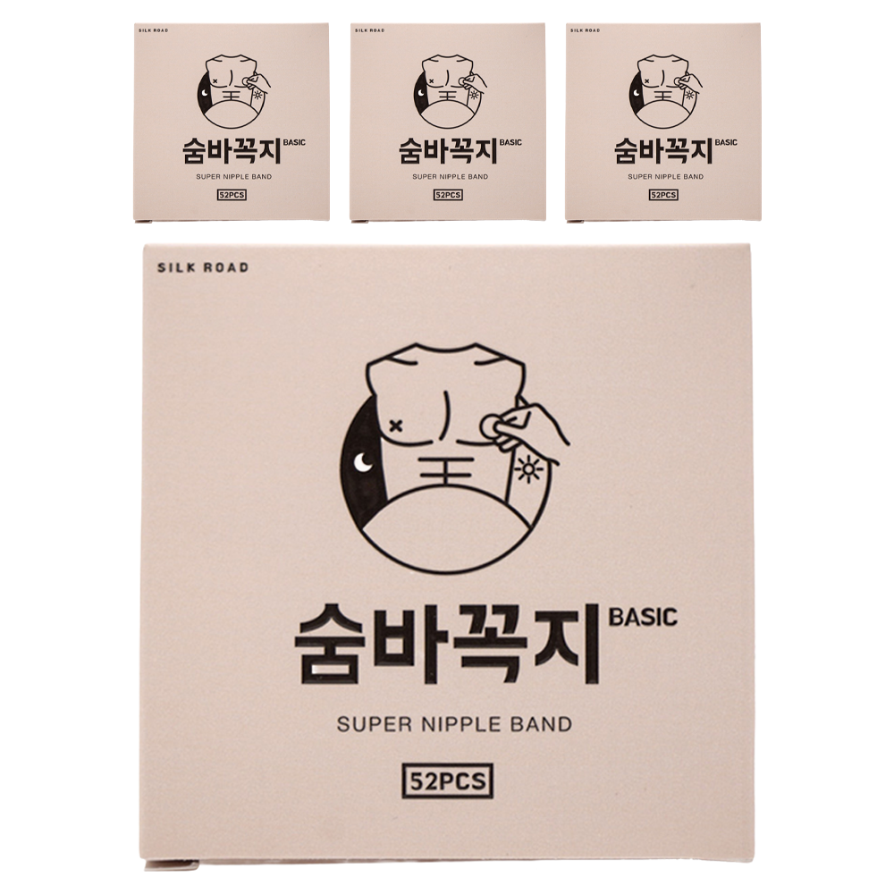 실크로드 숨바꼭지 베이직 니플밴드 52p, 4개 27,000원