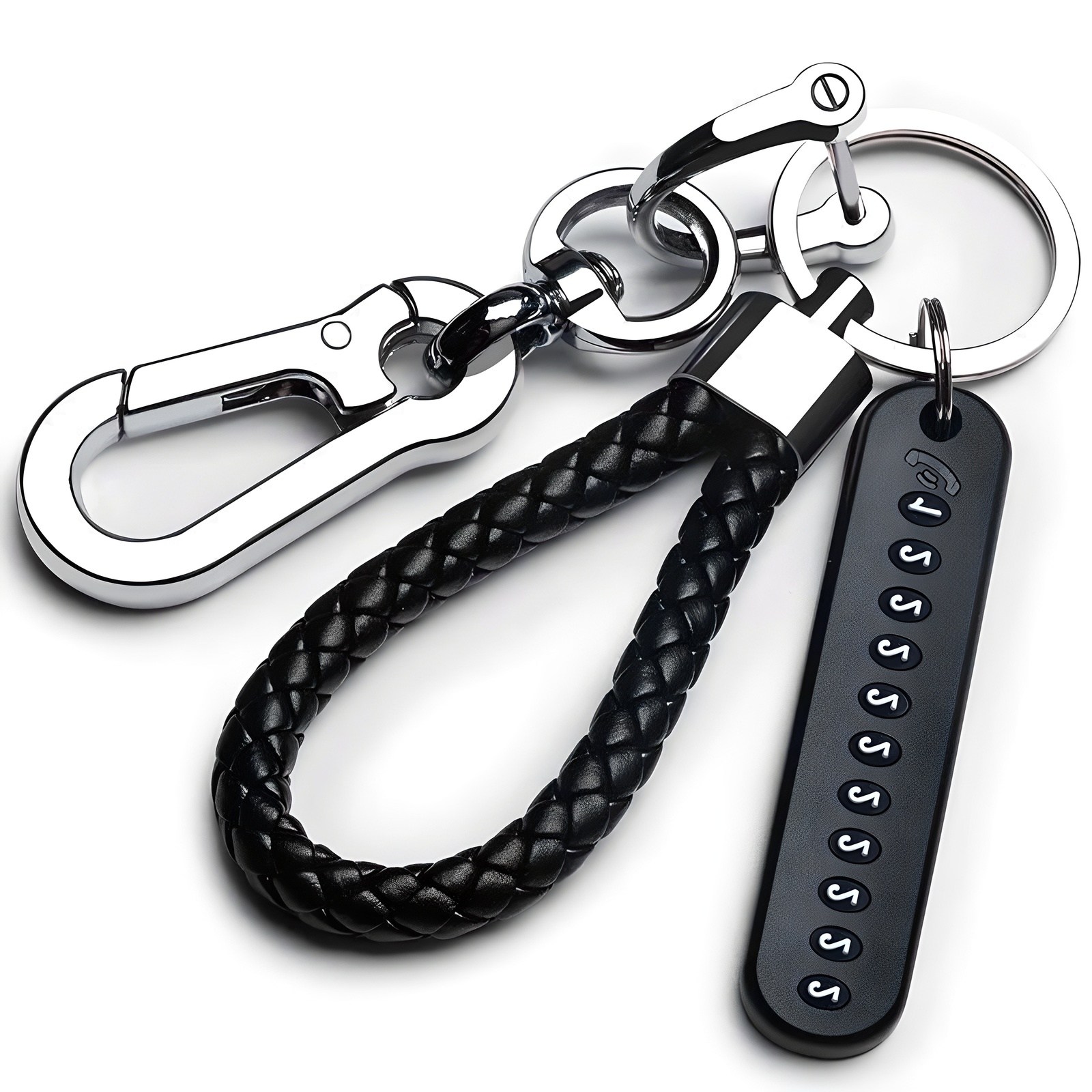 아이코어스 전화번호 키링, 단일상품, 블랙, 1개 3,020원