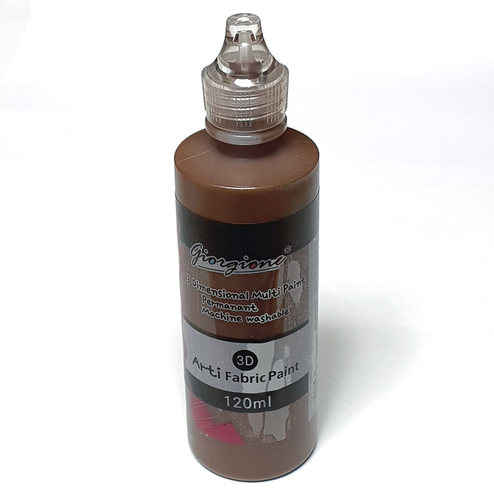 염색물감120ml 갈색/ 패브릭 대용량 의류 섬유 캔버스직물 그림그리기 학교 유치원 만들기 공예재료 5,500원