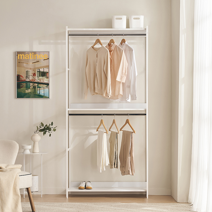 삼익가구 로우디 시스템 옷장 드레스룸 1000 2단 행거형 방문설치 125,900원
