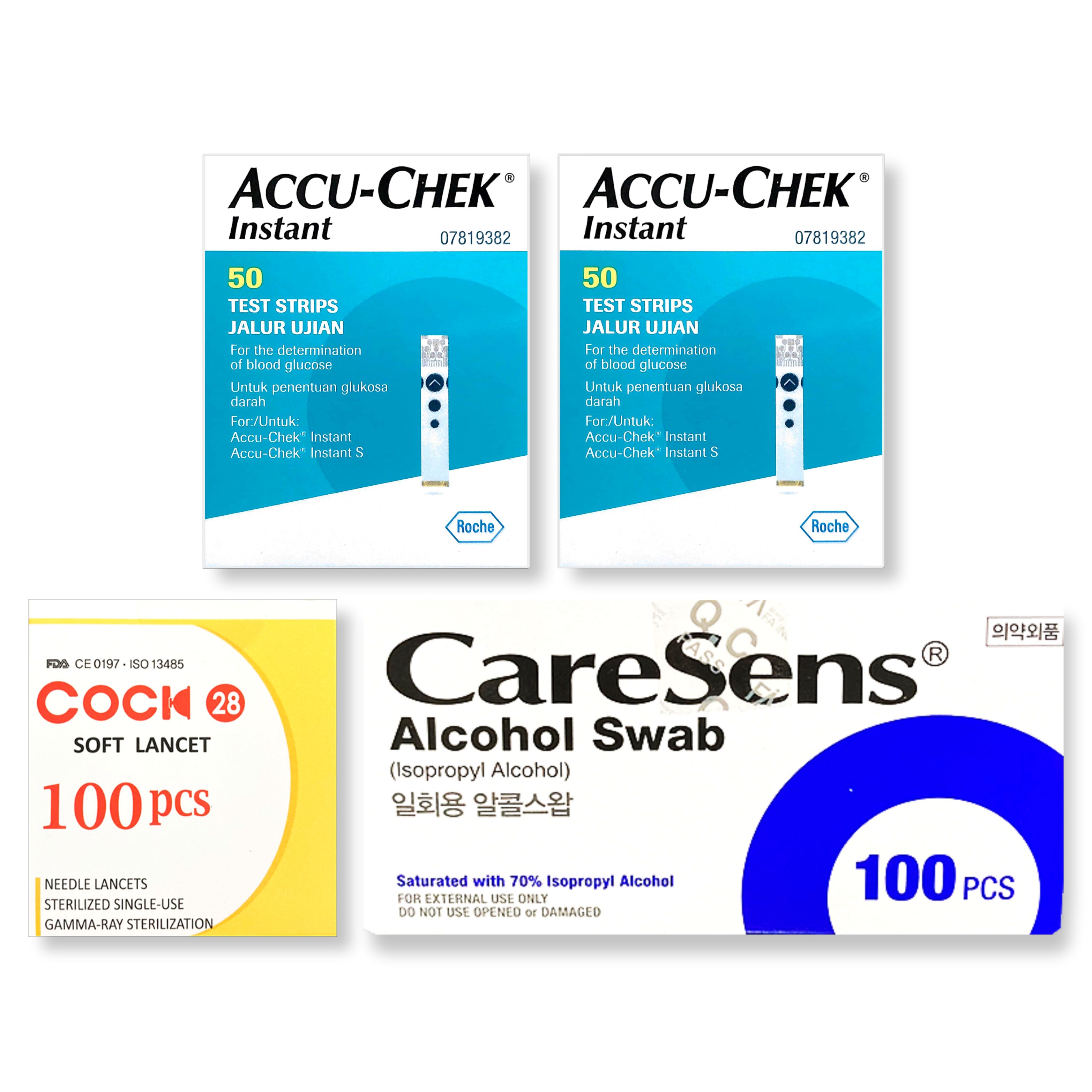 로슈 아큐첵 인스턴트 혈당시험지 [시험지100매+솜100매+채혈침100개] 29,800원