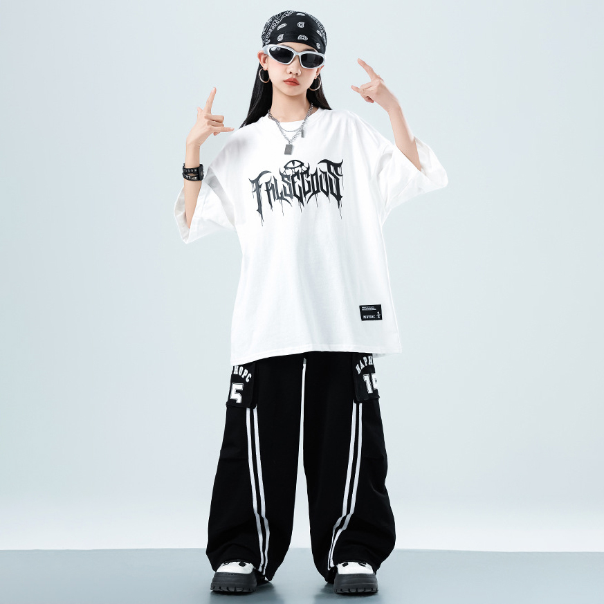 메이징키즈 주니어 남아 여아 공용 힙합 방송 댄스 상하복 세트 35,900원