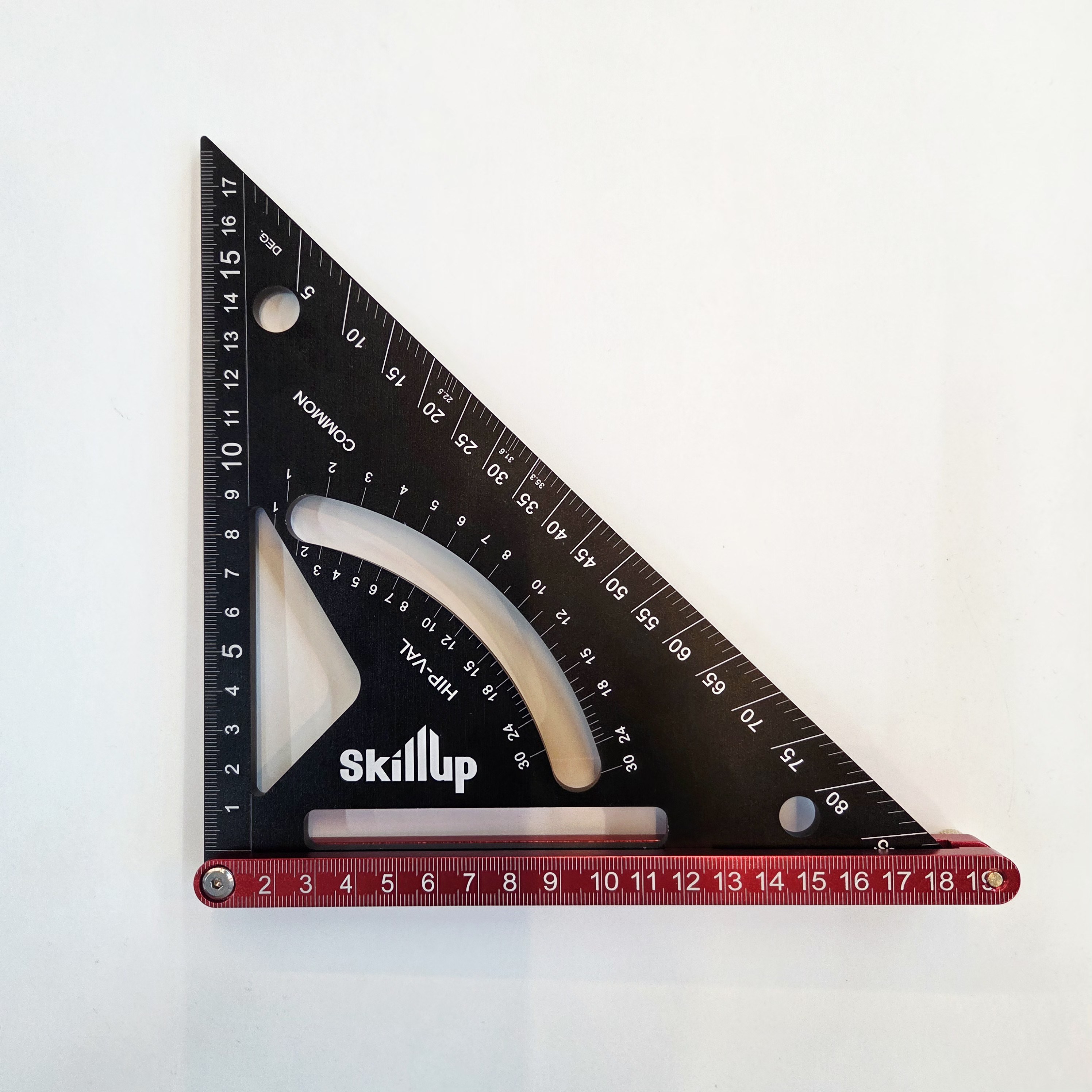 스킬업 슬라이딩 삼각자 180mm SK-RSSLID180 구조물 재단 측정 지지대 눈금표시, 1개 28,000원