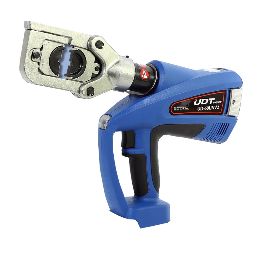 UDT 충전 유압 압착 절단 천공 UD-60UNV2 1팩 충전식 케이블 압착기 절단기 천공기 다이스포함, 1개 1,729,620원