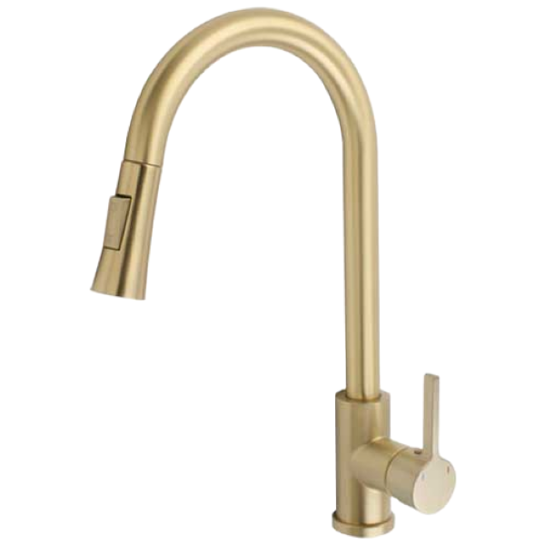 아이녹스 주방 싱크대 수전 JT-A200B-BG 무광골드 거위목 씽크수전, 1개 124,200원