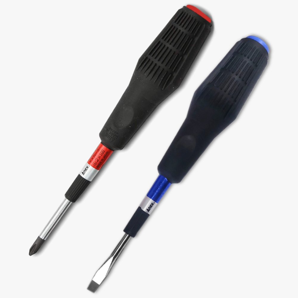 아넥스 전공 드라이버 십자 일자 100mm 150mm 200mm 소프트그립 도라이바 다용도 3900, 1개 11,540원