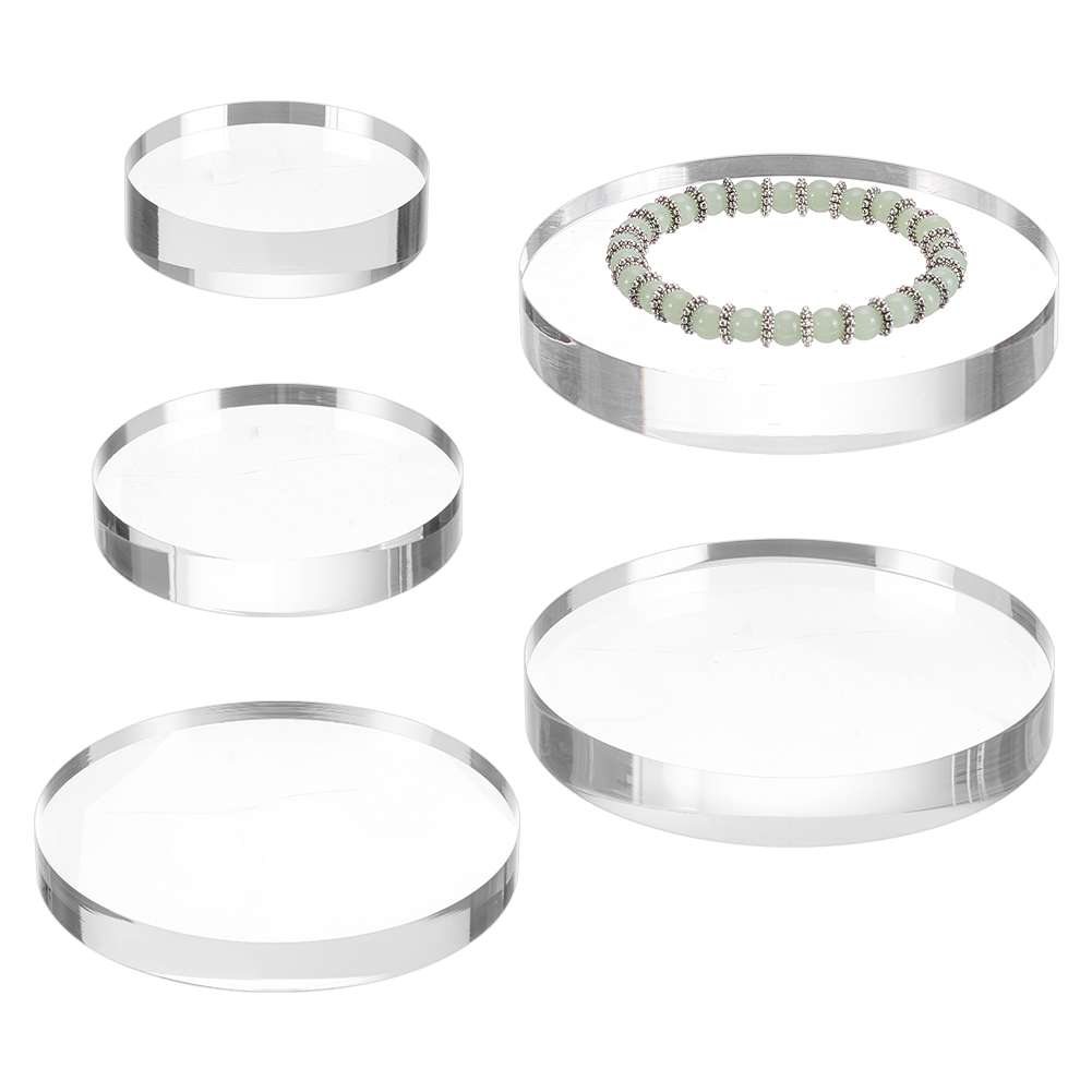 아크릴 투명 전시용 받침대 피규어 액세서리 화장품 전시, 원형 27,790원