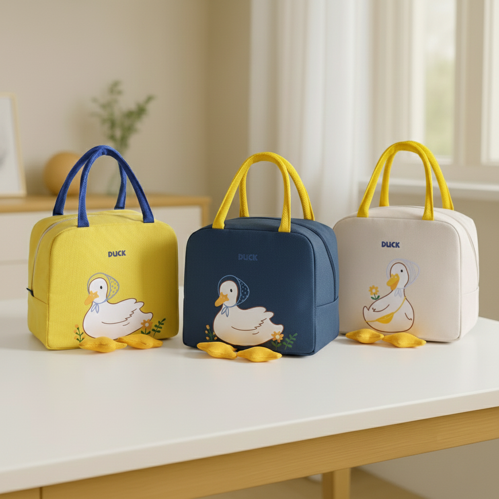 3P 오리 보온 보냉 도시락 가방 소풍 런치백 점심 간식가방 9,800원