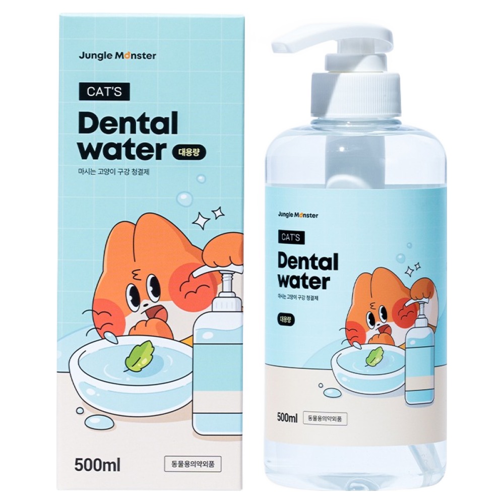 정글몬스터 캣 대용량 덴탈워터, 500ml, 1개 25,900원